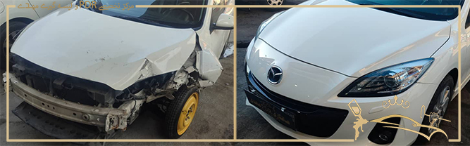 صافکاری pdr کاپوت مزدا در مرکز ما