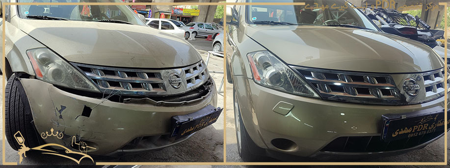 جوش فایبرگلاس و بازسازی سپر نیسان